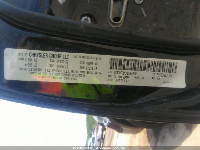 1C3CDFBB3FD200248 Dodge DART SXT