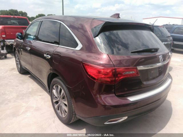 5FRYD3H40FB007720 Acura Mdx Tech Pkg