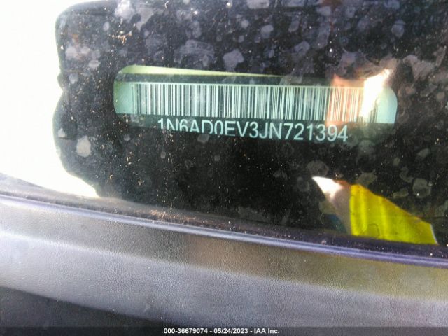1N6AD0EV3JN721394 Nissan Frontier S/sv V6/pro-4x/sl