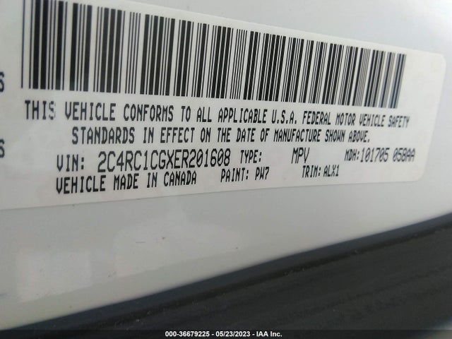 2C4RC1CGXER201608 Chrysler Town & Country Touring-l