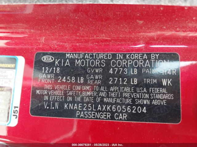 KNAE25LAXK6056204 KIA Stinger Premium