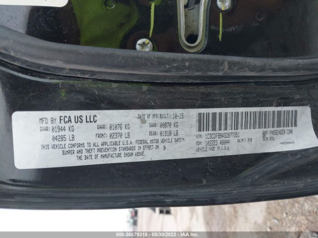 1C3CDFBB4GD577351 Dodge DART SXT