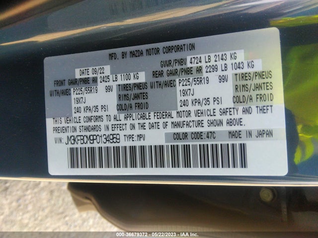 Mazda Cx-5 2.5 S Carbon Edition 2023 JM3KFBCM9P0134959 Image 10