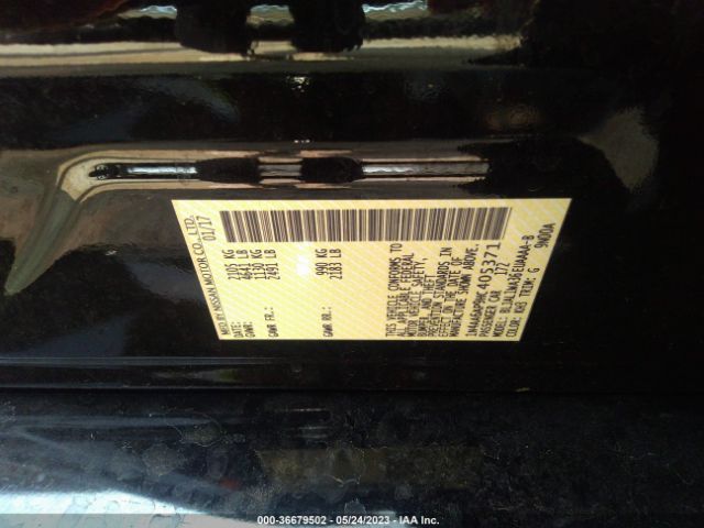 1N4AA6AP9HC405371 Nissan Maxima Sr