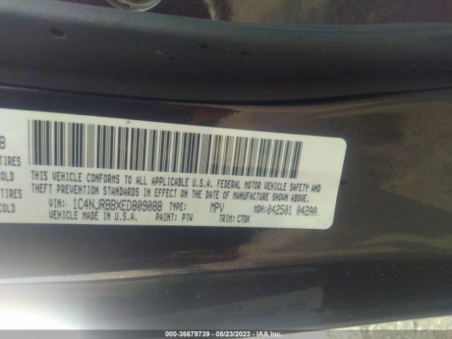 1C4NJRBBXED809088 Jeep Patriot Sport