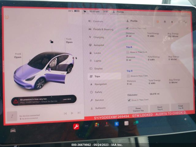 5YJYGDEEXMF269494 Tesla Model Y Long Range