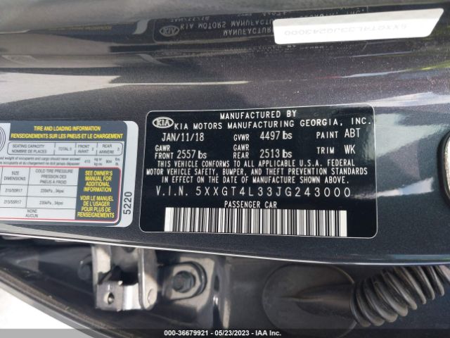5XXGT4L33JG243000 KIA Optima S