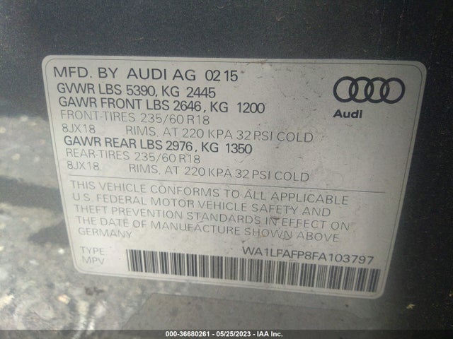 WA1LFAFP8FA103797 Audi Q5 Premium Plus