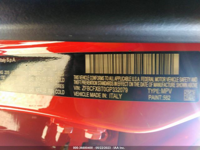 ZFBCFXBT0GP332079 Fiat 500x Easy