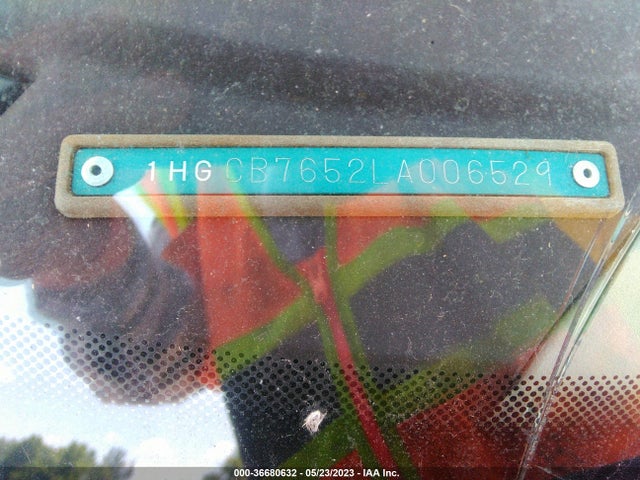 1990 HONDA ACCORD LX/EX VIN: 1HGCB7652LA006529