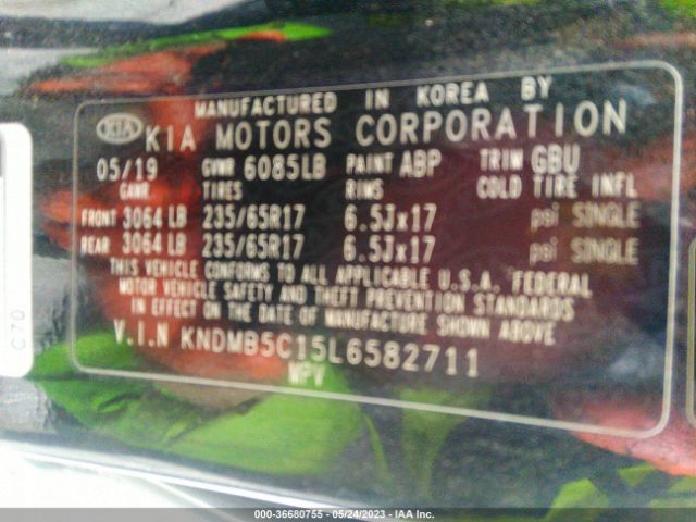 KNDMB5C15L6582711 KIA SEDONA LX