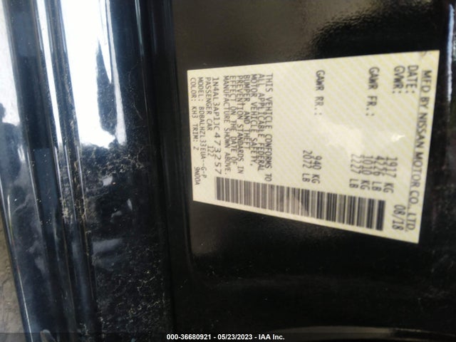 Nissan Altima 2.5 Sr 2018 1N4AL3AP1JC473257 Image 11