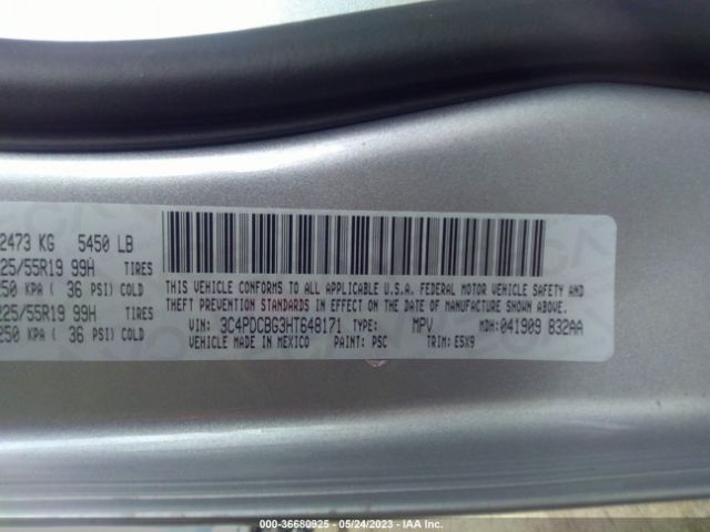 3C4PDCBG3HT648171 Dodge Journey Sxt