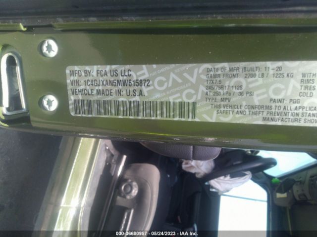 1C4GJXAN5MW615872 Jeep Wrangler Sport S