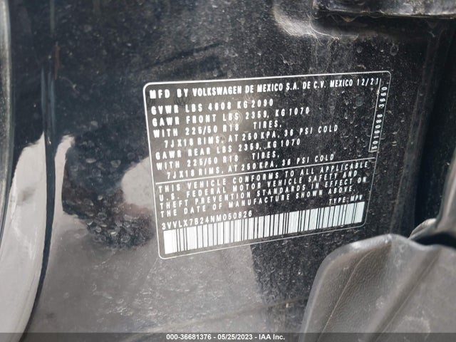 3VVLX7B24NM050826 Volkswagen TAOS SE