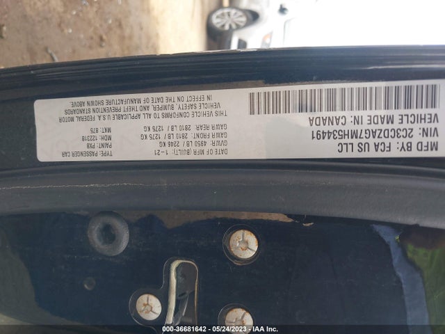 Dodge Challenger Sxt 2021 2C3CDZAG7MH534491 Image 9