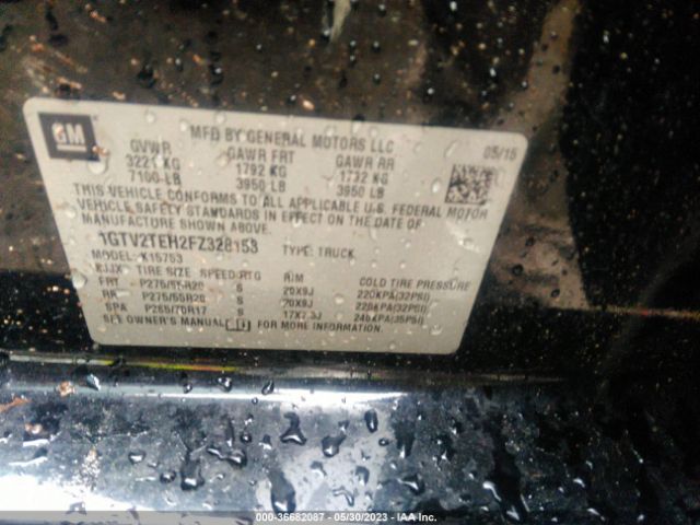 1GTV2TEH2FZ328153 GMC SIERRA 1500
