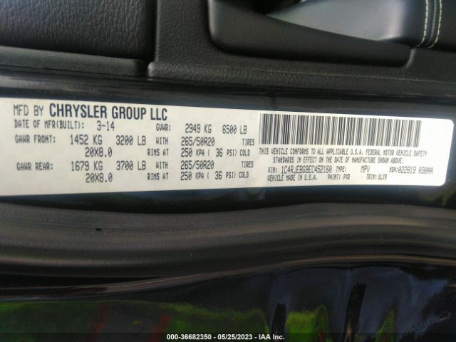 1C4RJEBG9EC452160 Jeep Grand Cherokee Limited