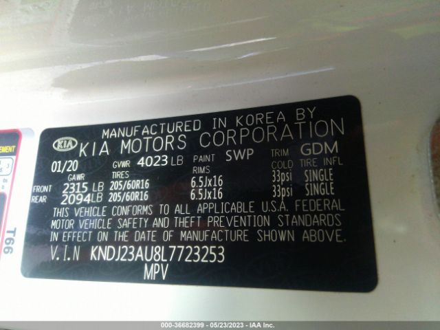 KNDJ23AU8L7723253 KIA SOUL LX