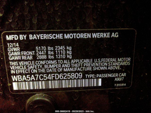 WBA5A7C54FD625809 BMW 5 Series 528i Xdrive
