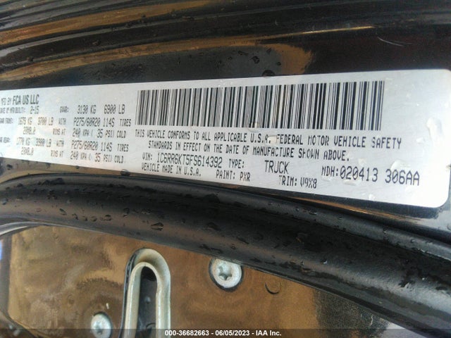 1C6RR6KT5FS614392 RAM 1500 Express