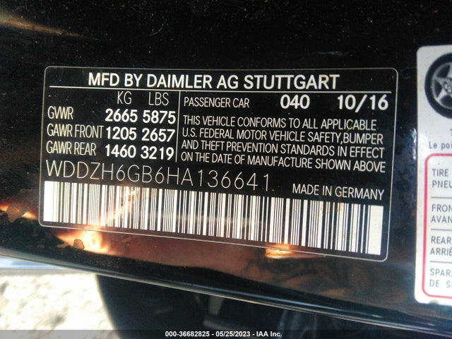 2017 Mercedes-Benz E-Class Wagon, VIN: WDDZH6GB6HA136641