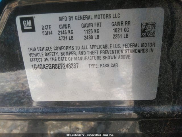 1G4GA5GR5EF248337 Buick Lacrosse Base