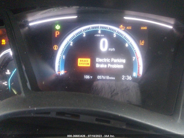Honda Civic Sedan Lx 2019 2HGFC2F69KH527690 Image 9
