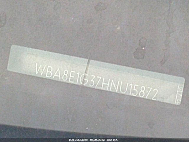WBA8E1G37HNU15872 BMW 3 Series 320i