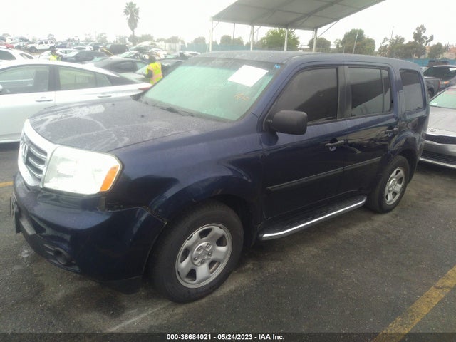 2013 HONDA PILOT LX VIN: 5FNYF3H25DB016372