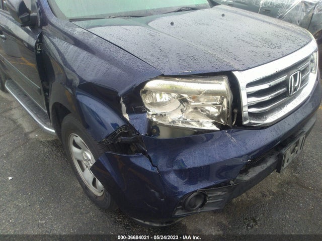 2013 HONDA PILOT LX VIN: 5FNYF3H25DB016372