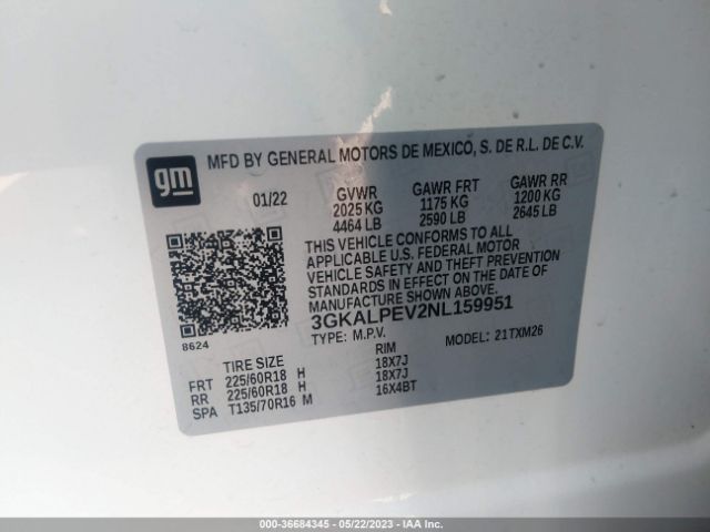 3GKALPEV2NL159951 GMC Terrain Slt