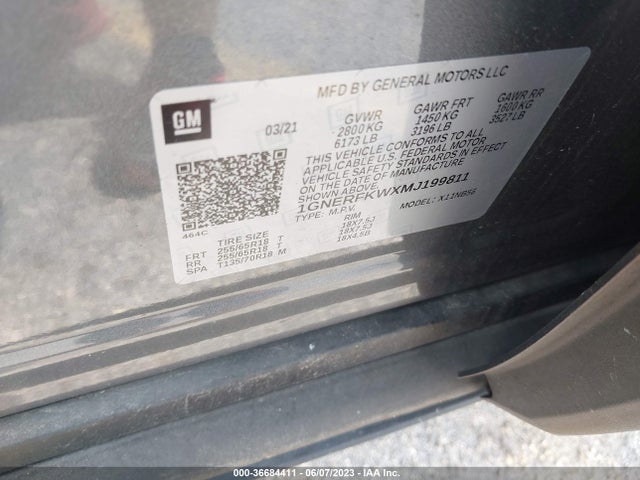 Chevrolet Traverse Ls 2021 1GNERFKWXMJ199811 Image 9