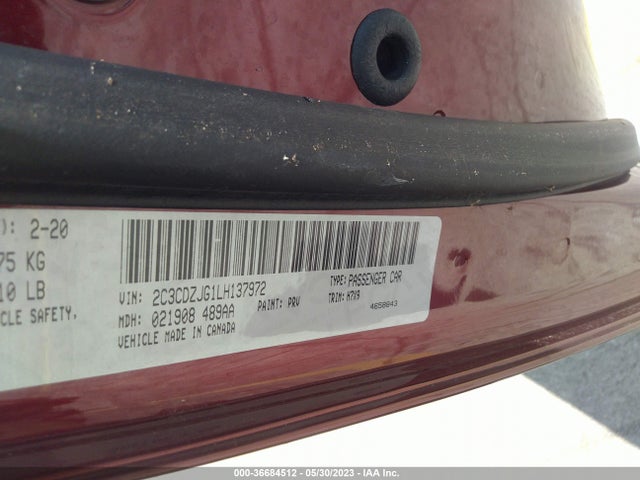 Dodge Challenger Gt 2020 2C3CDZJG1LH137972 Image 9