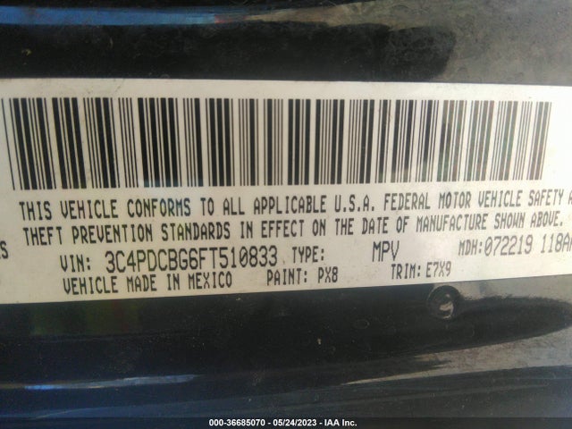 Dodge Journey Sxt 2015 3C4PDCBG6FT510833 Image 10