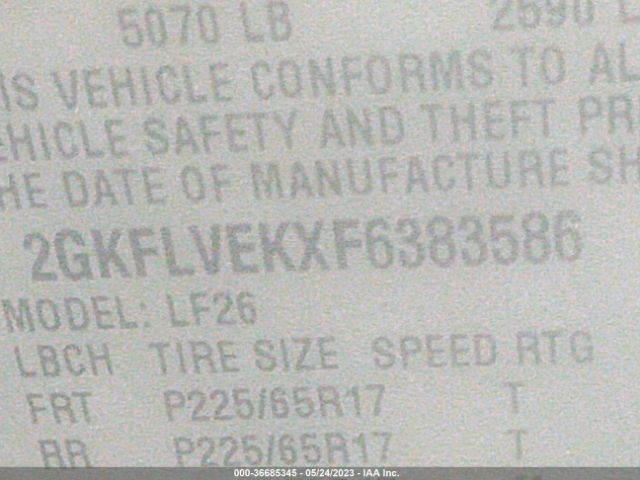 2GKFLVEKXF6383586 GMC Terrain Sle