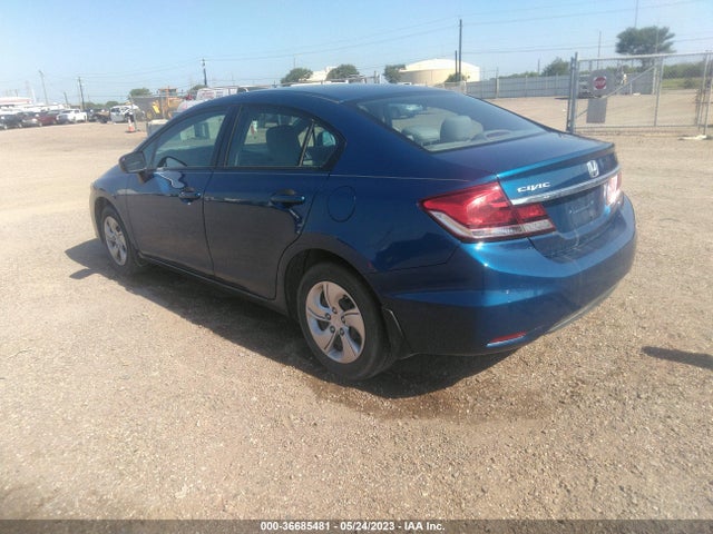 Honda Civic Sedan Lx 2014 19XFB2F57EE253883 Image 3
