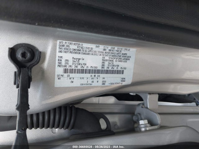 2014 FORD FOCUS SE VIN: 1FADP3F29EL459806
