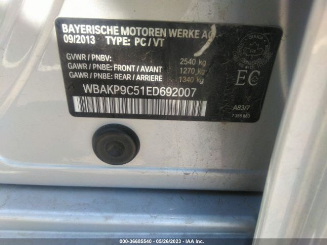 WBAKP9C51ED692007 BMW 5 Series 550i Xdrive