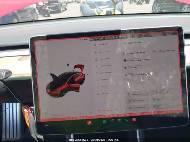 Tesla Model 3 Range Battery 2018 5YJ3E1EA5JF043239 Image 8