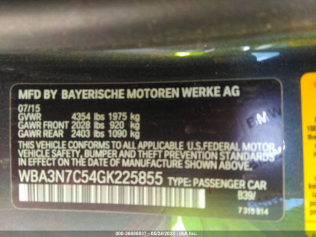 WBA3N7C54GK225855 BMW 4 Series 428i