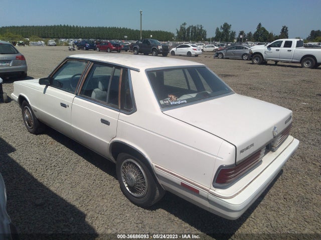 1987 PLYMOUTH CARAVELLE SE VIN: 1P3BJ46E7HC183553