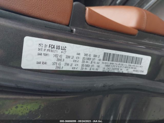 1C4RJFJT6HC875786 Jeep Grand Cherokee Summit