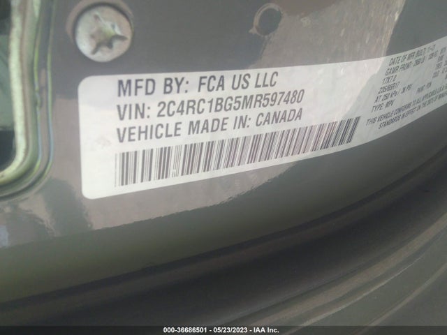 2C4RC1BG5MR597480 Chrysler Pacifica Touring L