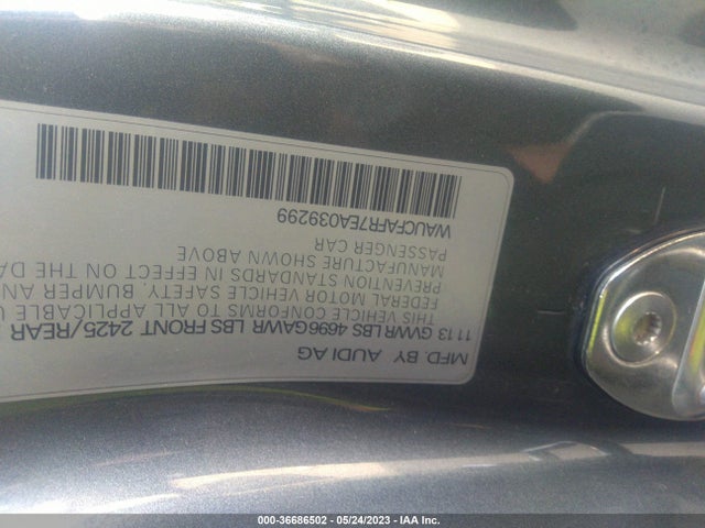WAUCFAFR7EA039299 Audi A5 PREMIUM