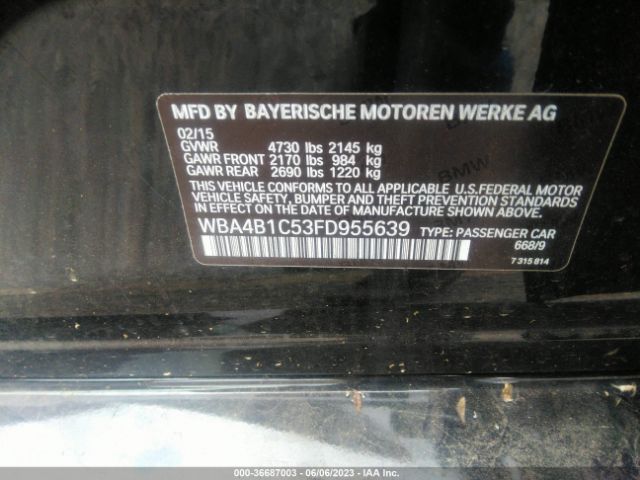 WBA4B1C53FD955639 BMW 4 Series 435i