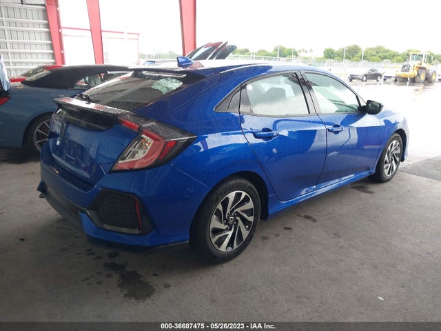 Honda Civic Hatchback Lx 2018 SHHFK7H38JU222444 Image 4
