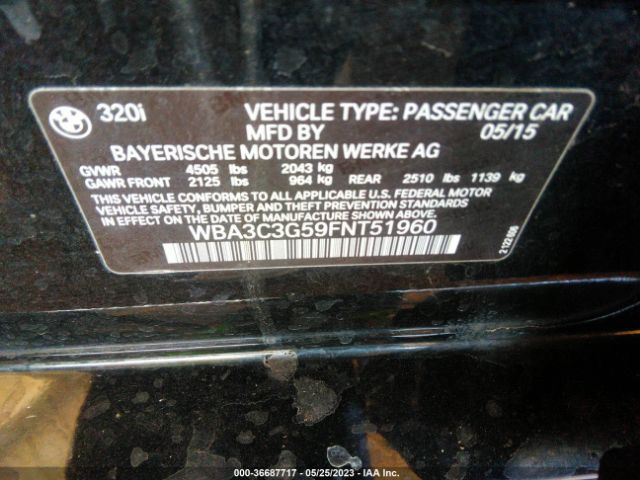 WBA3C3G59FNT51960 BMW 3 Series 320i Xdrive