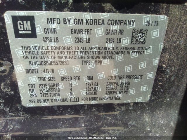 KL4CJDSB0EB572630 Buick Encore Premium