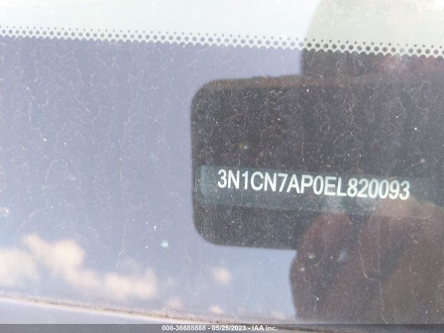 3N1CN7AP0EL820093 Nissan VERSA SV